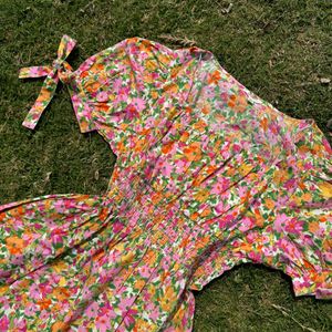 Cottage Core Floral Summer New Dress