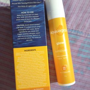 glow+ dewy sunscreen