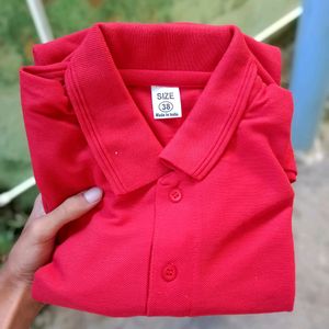 New(38) Polo Shirt For Men - Red