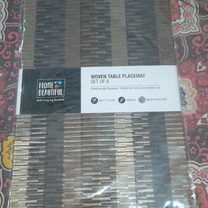 Woven Table Placemat SET OF 6