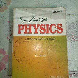 SL Arora Physics (Vol II) Guide for Class 11th