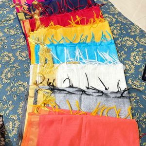 8 Multicolor Dupattas