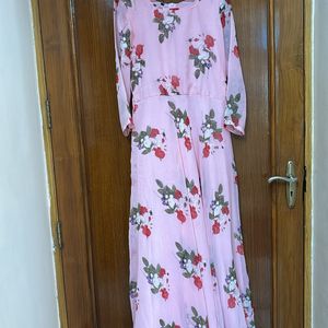 Floral Pink Gown