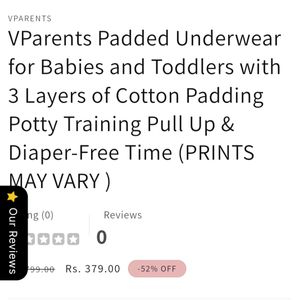 VParents Padded Underwear for Babies and Toddlers