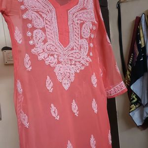 New Chikankari Kurti