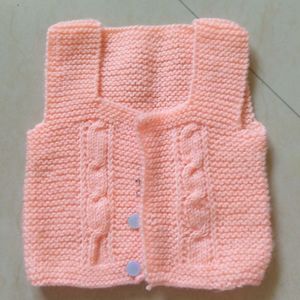 New Born Baby Crochet Jacket
