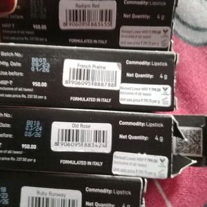 3 pc manish malhotra Lipsticks