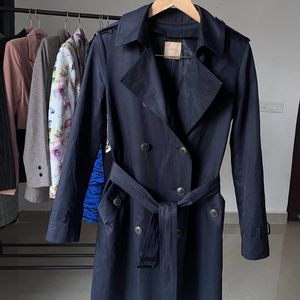 Black Fit Trench Coat