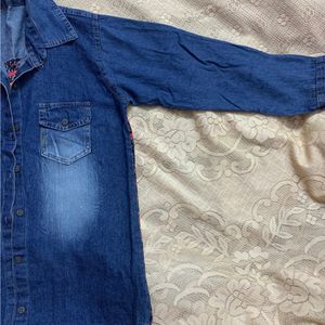 Denim look quirky shirt