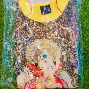 Lalbaugcha Raja Print T-shirt