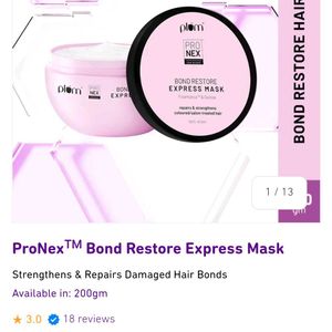 Combo Of 2 Pronex Bond Restore Express Hair Mask