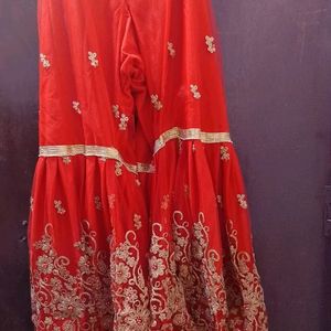 Bridal Garara Kurti With Dupatta