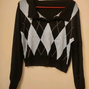 Korean Crop Sweater