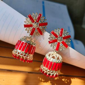 Red Jhumka