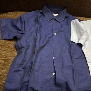 Blended Stitched Linen Shirts - Half Sleeves