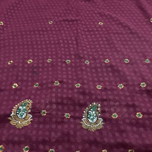 Clearance: New Embroidery Fancy Saree For Grabs