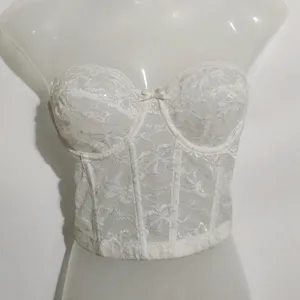 BEAUTIFUL WHITE NET PRINCESS CORSET