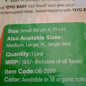 Baby Dry Sheet