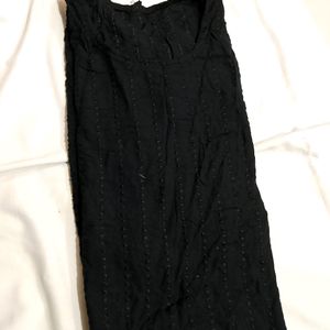 Black Rayon Kurta