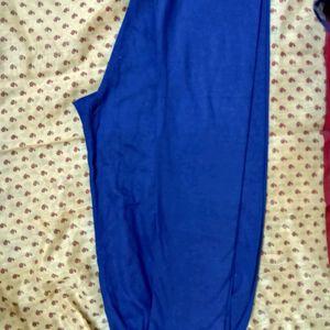 Women Churidar Legging - IndiGo Blue