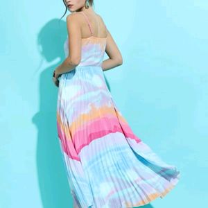 Tokyo Talkies Tie Dye Multi Colored Dress