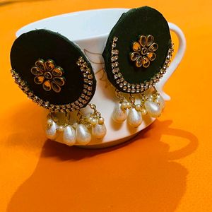 New Fabric Earrings Colour Madhi Light Waited