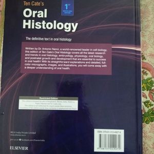 Bds- Dental Histology Books