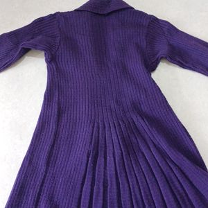 Purple Cardigan