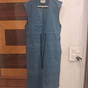 BLUE DENIM DRESS