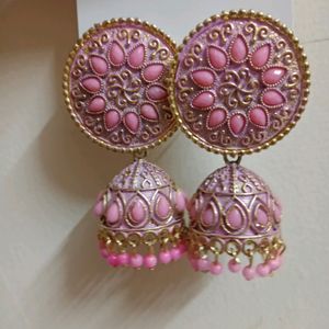 Pink 💕 Jhumka