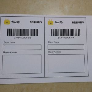 15 Freeup Shipping Label