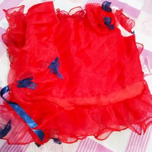 Red Color Frock