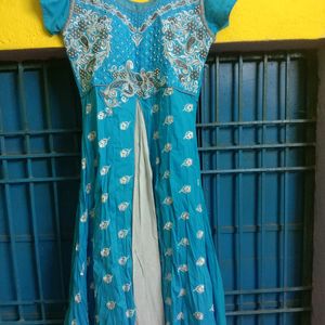 Women Anarkali Kurti With Dupatta.