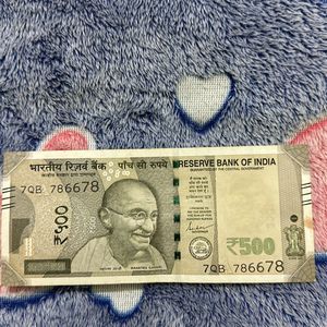 500 India Rupee Note