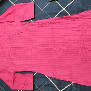 Pink Kurta With Designer Pant