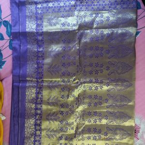 Light Weight Lavender Silk Saree