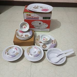 Dinner Set Bilkul New