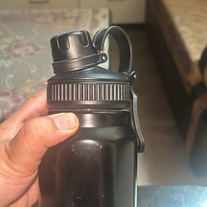 Black Steel Water Bottle