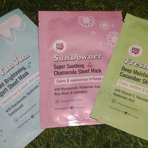 Myglamm Combo Of 6 Sheet Mask