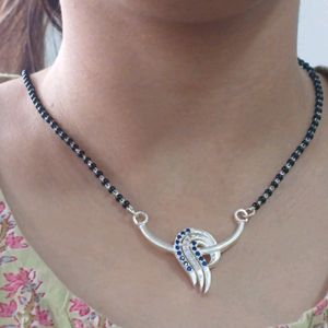 Real Silver Mangalsutra