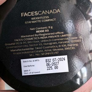 Faces Canada Compact Powder Beige