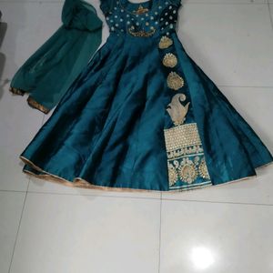 Beautiful Umbrella Frock With Dupatta