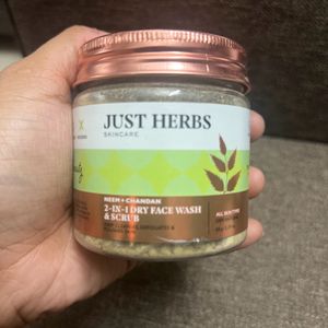 Just Herbs Face Wash And Ubtan Pack