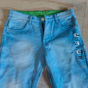 🩵 Light Blue Denim Boys Jeans 28 Size