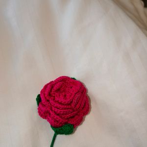 BEAUTIFUL ROSE CROCHET FLOWER