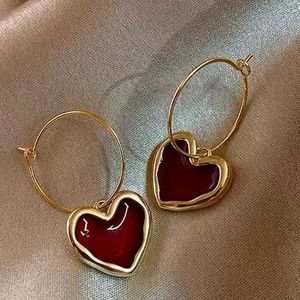 Premium Quality Korean Heart Earings