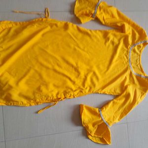 Haldi And Mehendi Sharara Suit