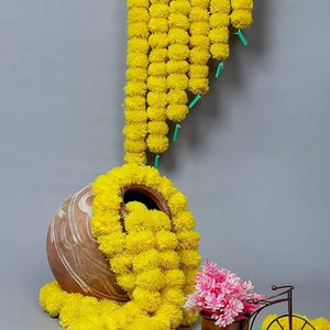 5 Pcs Strings Artificial Marigold Garlands