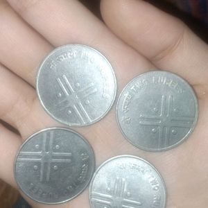 2rs Coins 4 Pieces Year 2006