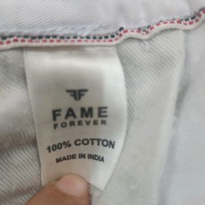 Branded Cotton Pant By Fame Forever